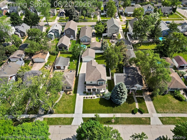 2213 Beverly Blvd, Berkley, MI 48072 - aerial perspective of suburban area