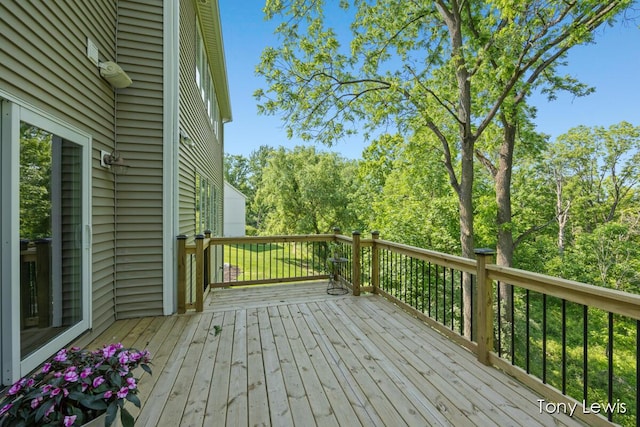 2331 Deer Trail Dr NE, Grand Rapids, MI 49505 - view of wooden deck