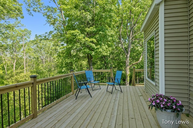 2331 Deer Trail Dr NE, Grand Rapids, MI 49505 - view of wooden terrace