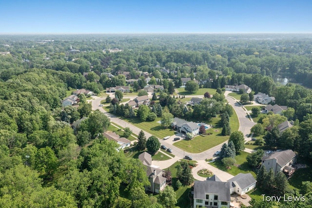 2331 Deer Trail Dr NE, Grand Rapids, MI 49505 - aerial perspective of suburban area with a heavily wooded area