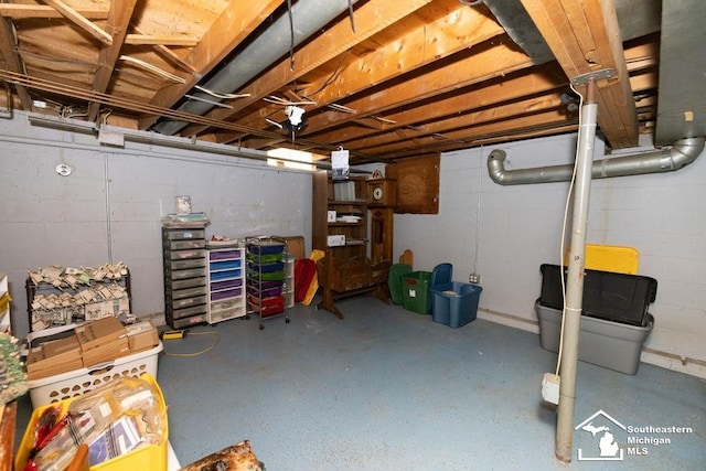 6200 Jackman Rd, Temperance, MI 48182 - view of unfinished basement