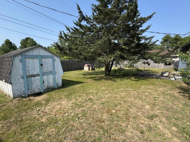 2456 Kurt Rd, Benton Harbor, MI 49022 - fenced backyard with a storage unit