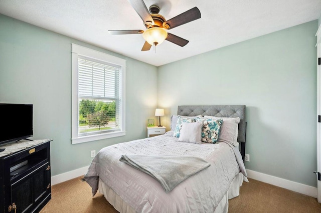 2753 Colton Dr, Berrien Springs, MI 49103 - bedroom with carpet floors and ceiling fan