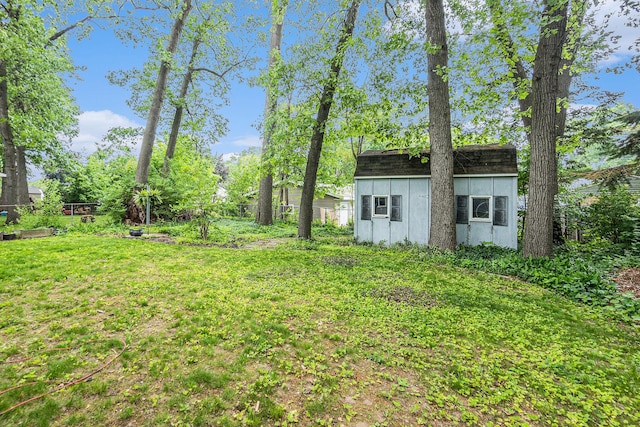 3923 Perry Ave SW, Wyoming, MI 49519 - view of yard with a storage shed