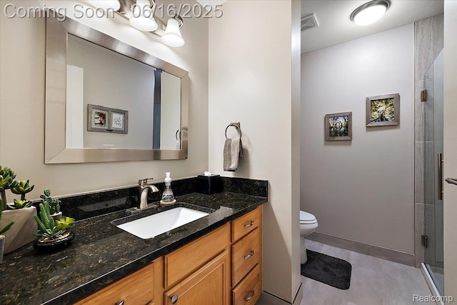 372 Four Seasons Dr, Lake Orion, MI 48360 - full bath with vanity, a shower with shower door, and tile patterned flooring
