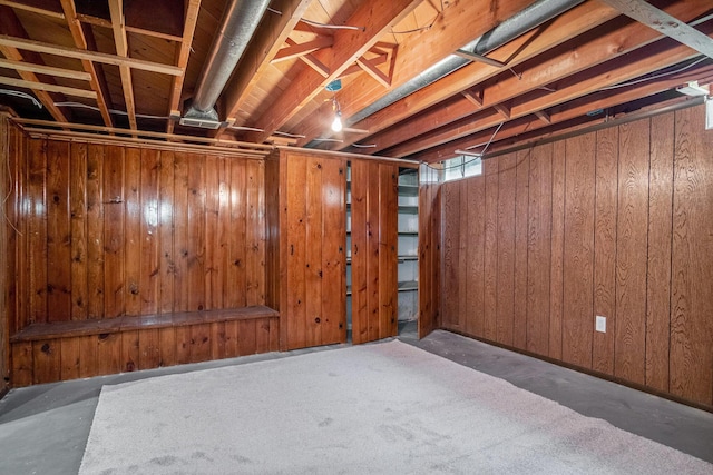 3737 Peach Ridge Ave NW, Grand Rapids, MI 49544 - below grade area with wooden walls