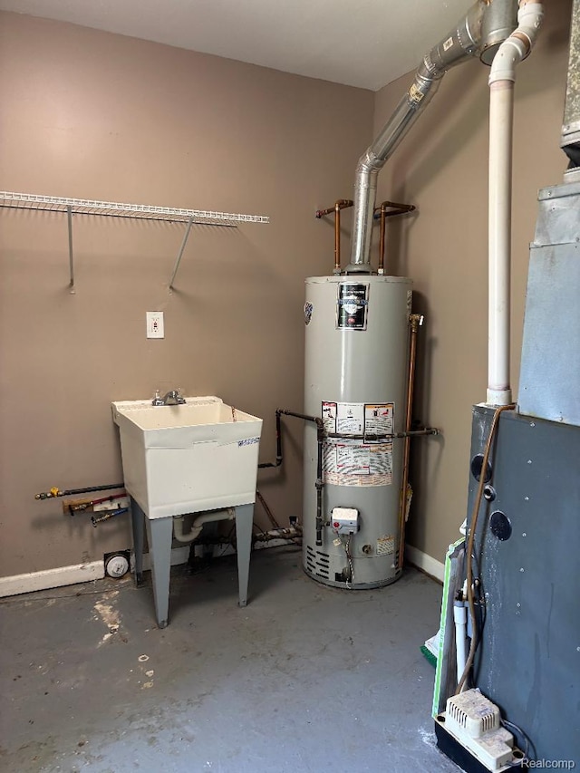 6303 Duncan St, Taylor, MI 48180 - utility room featuring water heater