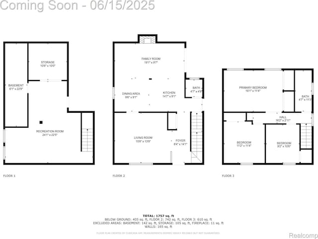 22086 Hillcrest Ct, Woodhaven, MI 48183 - view of floor plan / room layout