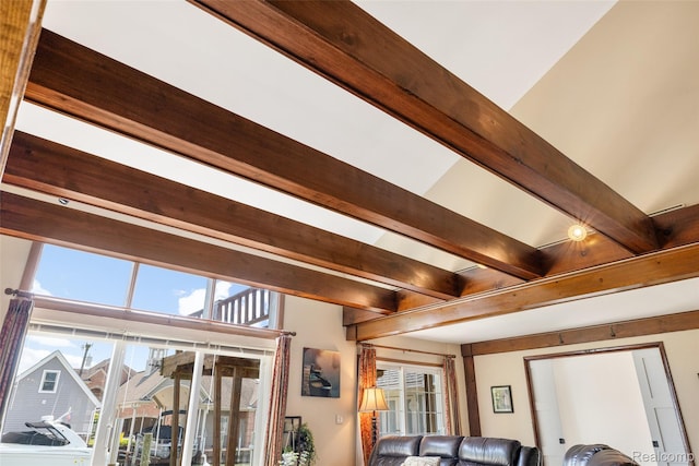 35772 Bal Clair St, New Baltimore, MI 48047 - detailed view of beam ceiling