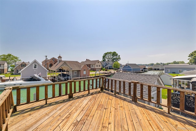 35772 Bal Clair St, New Baltimore, MI 48047 - deck featuring a residential view
