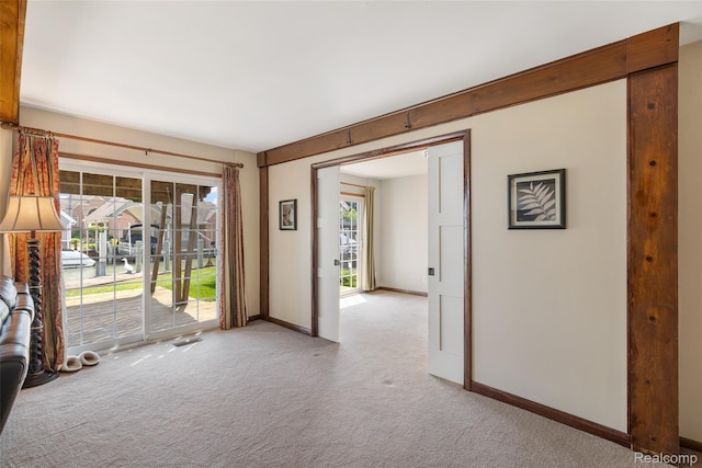 35772 Bal Clair St, New Baltimore, MI 48047 - spare room with light carpet and baseboards