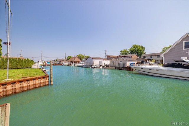 35772 Bal Clair St, New Baltimore, MI 48047 - water view featuring nearby suburban area