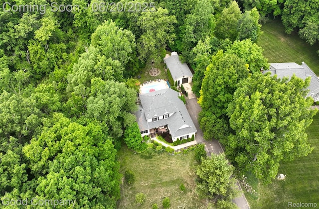 115 Audubon Dr, White Lake, MI 48383 - drone / aerial view