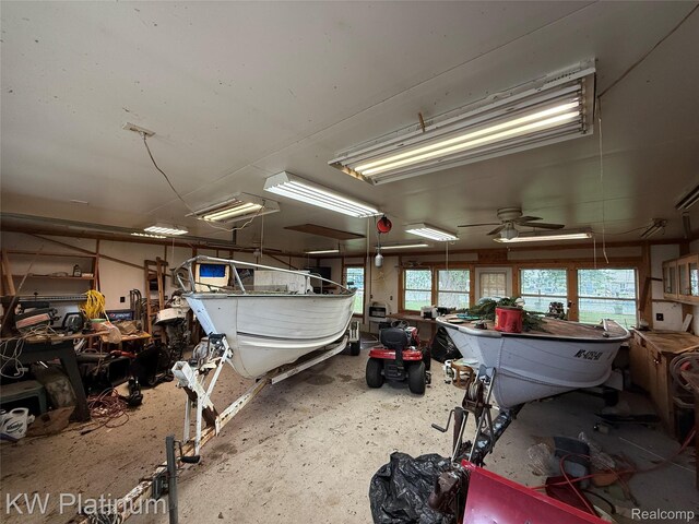 7275 Bluebill St, Clay, MI 48001 - garage featuring a workshop area
