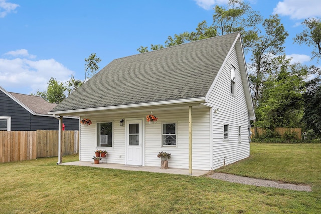 5747 Utah Ave, Portage, MI 49024 - view of front of home with a patio area and a shingled roof