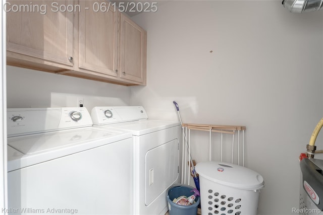 28498 Carlton Way Dr, Novi, MI 48377 - washroom with cabinet space and separate washer and dryer