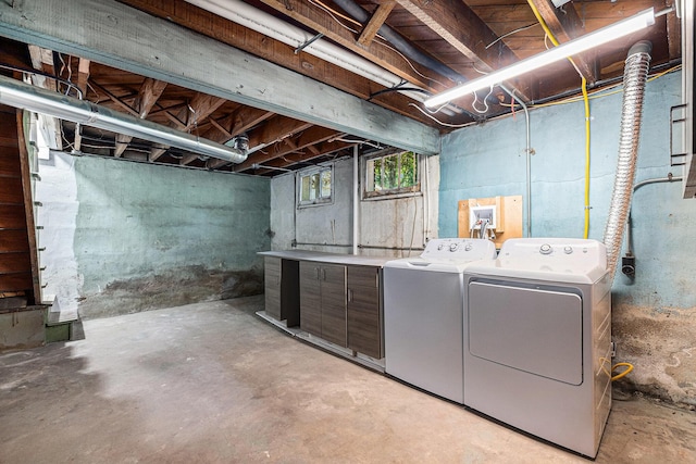 1412 4th St NW, Grand Rapids, MI 49504 - below grade area with independent washer and dryer