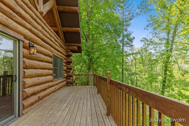 5820 Grace Hwy, Sunfield, MI 48890 - view of deck