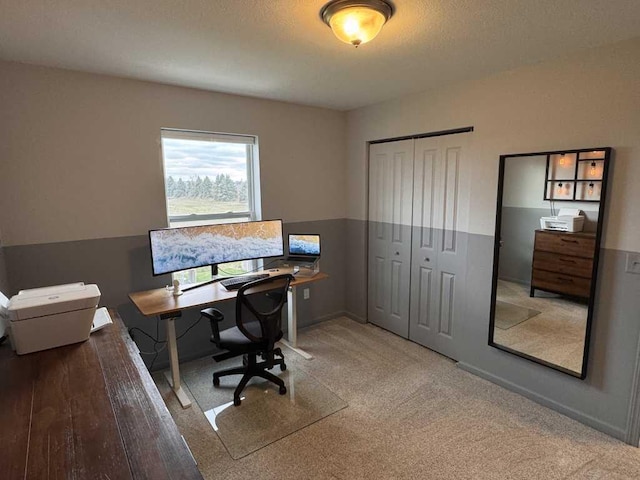 1131 Odell Farm Ln, Vicksburg, MI 49097 - carpeted home office with baseboards