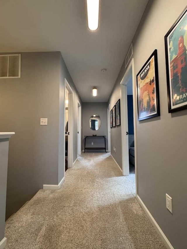 1131 Odell Farm Ln, Vicksburg, MI 49097 - hall featuring carpet and baseboards