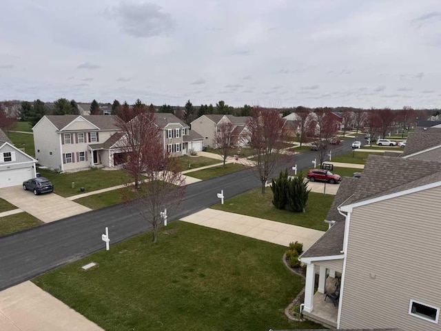 1131 Odell Farm Ln, Vicksburg, MI 49097 - view of green lawn featuring a residential view and driveway