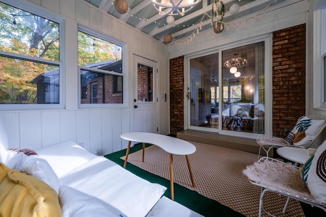 212 N Maple St, Saugatuck, MI 49453 - sunroom with an outdoor living space