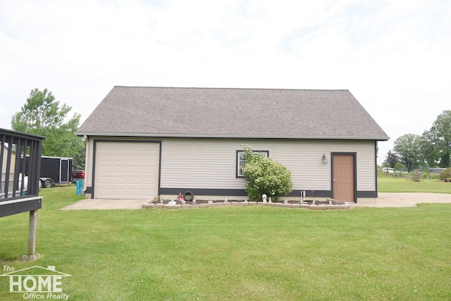 2411 Escott Rd, Owosso, MI 48867 - view of garage
