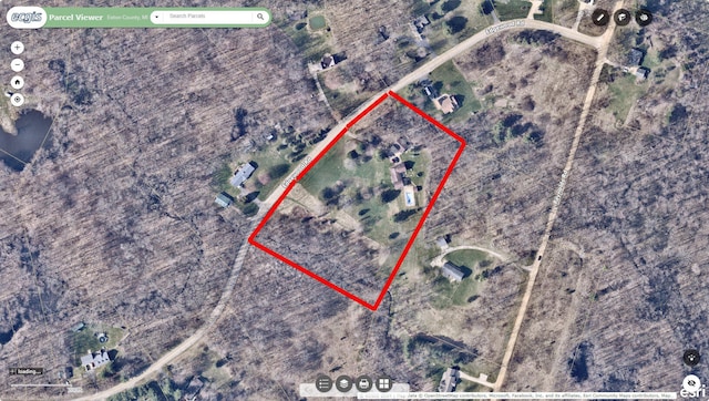 11199 Edgewood Rd, Bellevue, MI 49021 - map / location with property boundaries highlighted