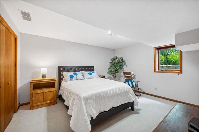 3999 Ravina Ter, Saint Joseph, MI 49085 - bedroom featuring light colored carpet and baseboards