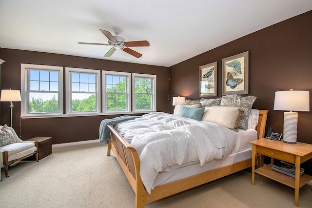 18418 Dunecrest Dr Unit 9, New Buffalo, MI 49117 - bedroom featuring carpet flooring and a ceiling fan
