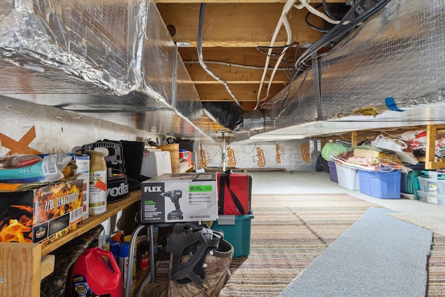 10343 N Walnut Ave, Bitely, MI 49309 - view of unfinished below grade area