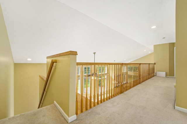 2032 Cameo Ct, Canton, MI 48187 - hall with carpet floors and recessed lighting