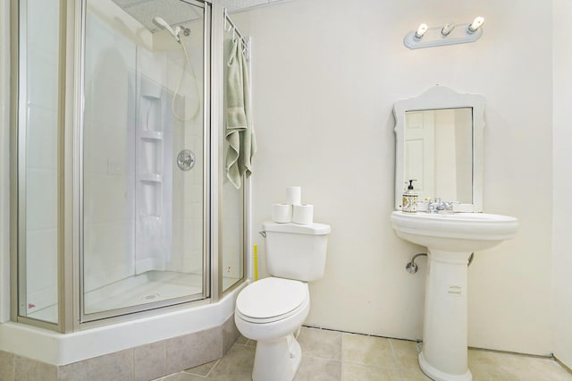 2032 Cameo Ct, Canton, MI 48187 - bathroom featuring a shower stall and tile patterned flooring