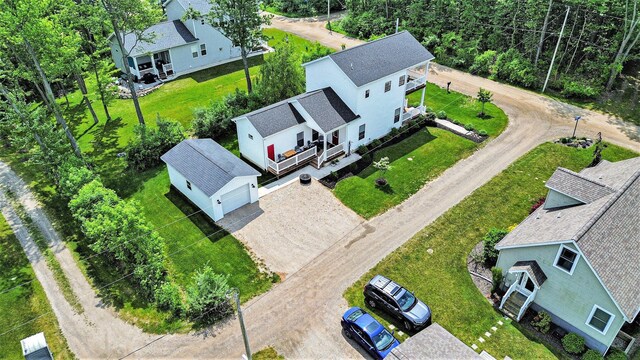 7285 Maple St, South Haven, MI 49090 - aerial view of property and surrounding area