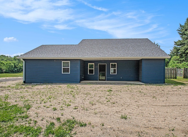 2813 Bond St, Niles, MI 49120 - back of house with a patio and a shingled roof