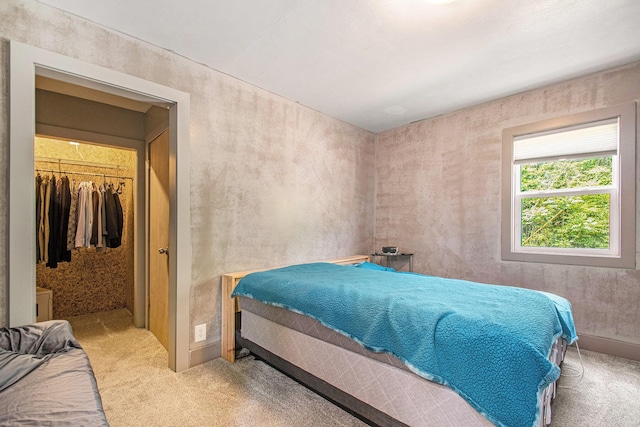2813 Bond St, Niles, MI 49120 - carpeted bedroom with a spacious closet