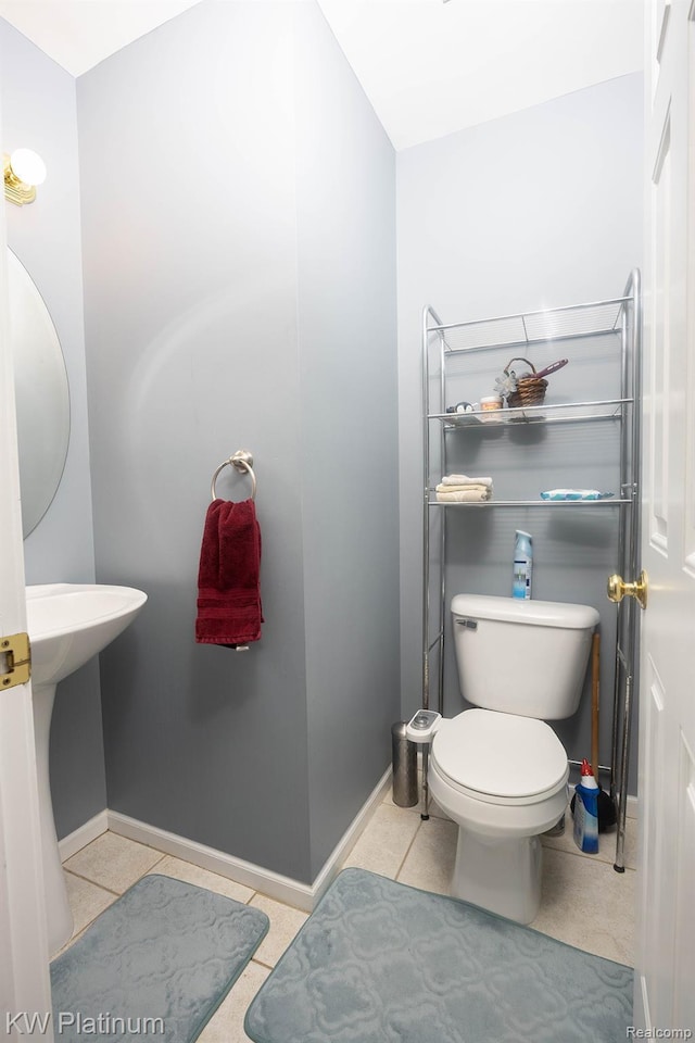 3167 Blackheath Ct, Port Huron, MI 48060 - half bath featuring toilet and tile patterned floors