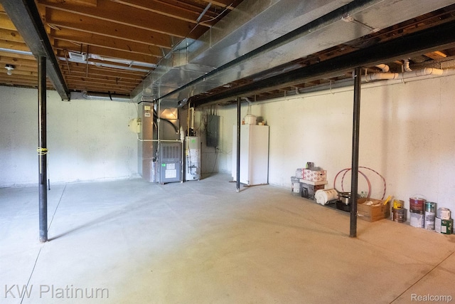 3167 Blackheath Ct, Port Huron, MI 48060 - unfinished below grade area featuring water heater and heating unit