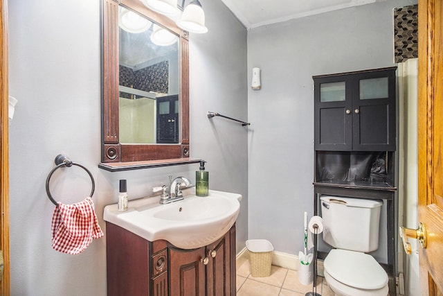 3463 Arthur Rd, Remus, MI 49340 - bathroom featuring vanity and tile patterned floors