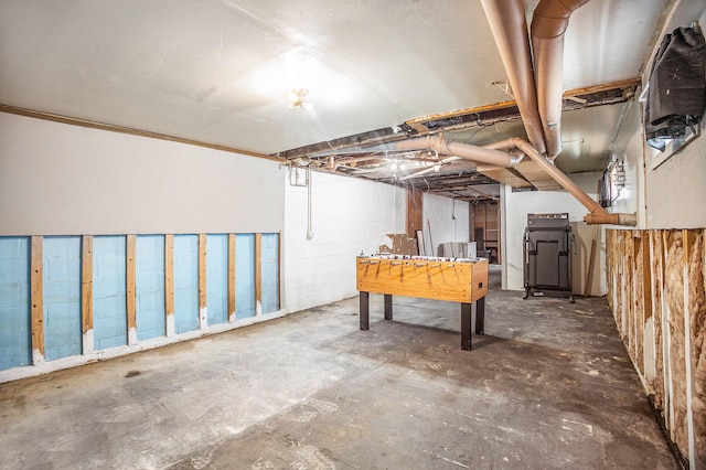 3463 Arthur Rd, Remus, MI 49340 - view of unfinished below grade area