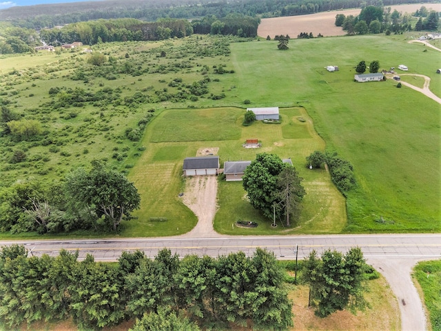 3463 Arthur Rd, Remus, MI 49340 - overview of rural landscape