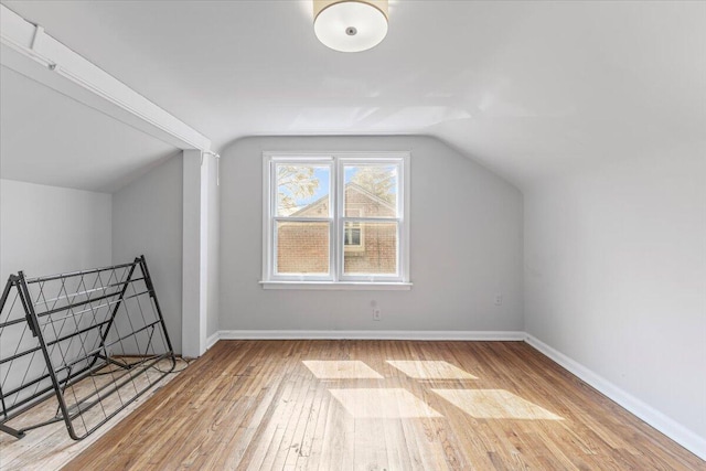 22406 Colony St, Saint Clair Shores, MI 48080 - bonus room featuring lofted ceiling and wood finished floors