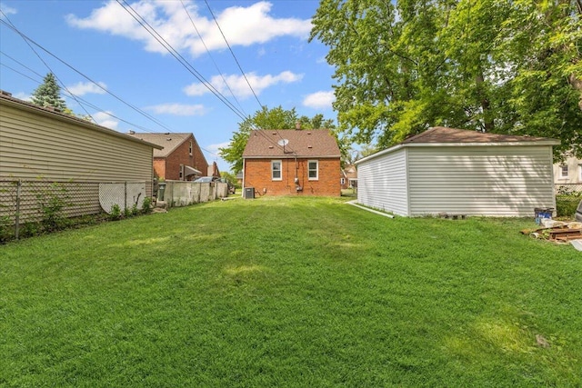 22406 Colony St, Saint Clair Shores, MI 48080 - view of yard with an outdoor structure