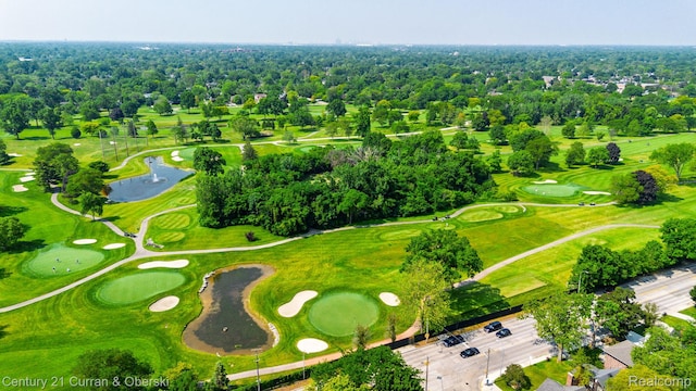 20740 Marter Rd, Grosse Pointe Woods, MI 48236 - bird's eye view of a large body of water and a golf club