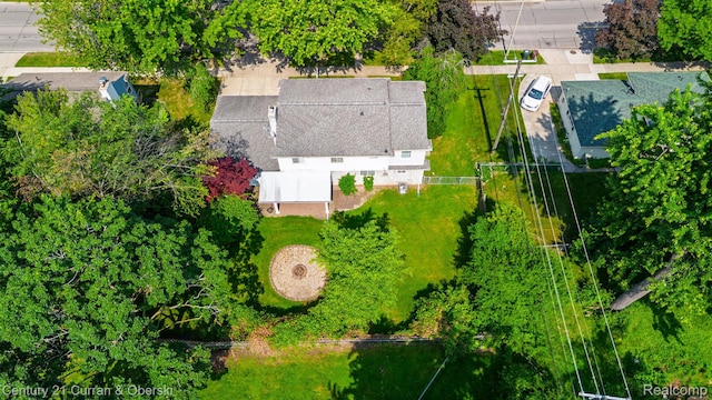 20740 Marter Rd, Grosse Pointe Woods, MI 48236 - bird's eye view