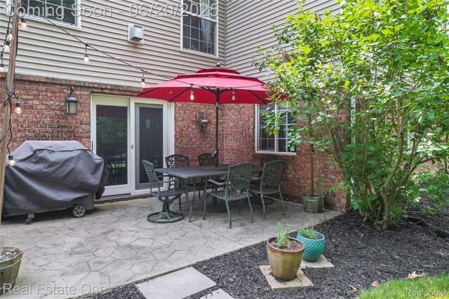 9806 Goldfinch Ct, Saline, MI 48176 - view of patio / terrace with area for grilling