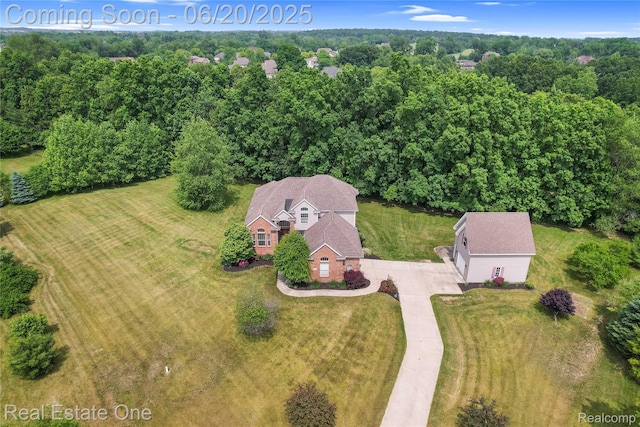 9806 Goldfinch Ct, Saline, MI 48176 - view from above of property