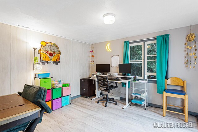 409 Rust Ave, Big Rapids, MI 49307 - home office featuring wood finished floors