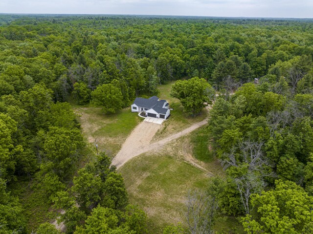 8114 E 72nd St # 2, Newaygo, MI 49337 - view from above of property with a forest