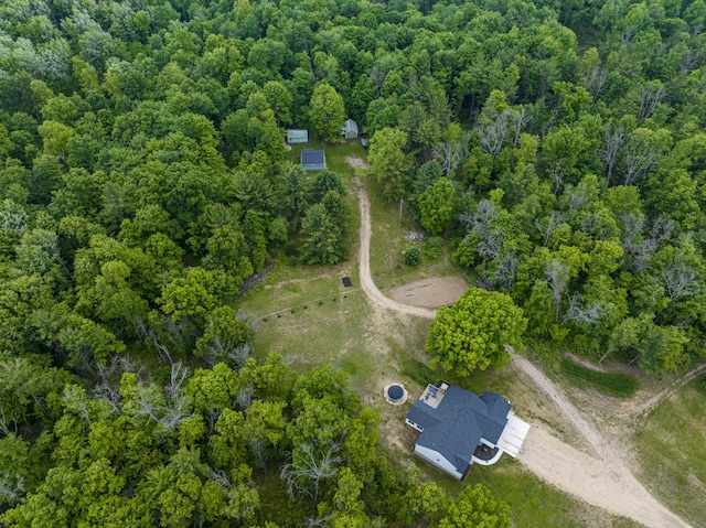 8114 E 72nd St # 2, Newaygo, MI 49337 - drone / aerial view of a heavily wooded area